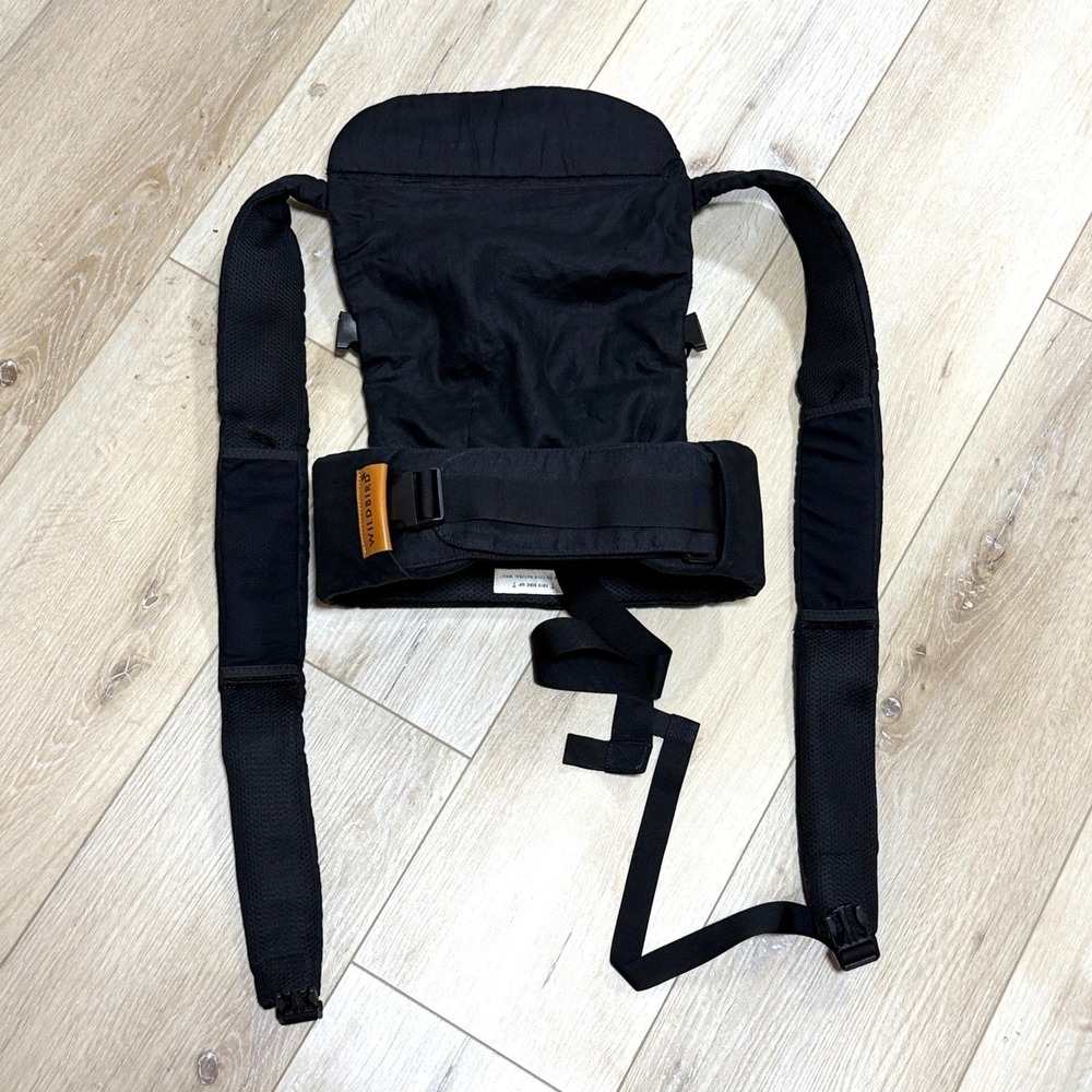 WildBird Aerial Carrier L-4XL Raven Linen Soft Structured Ergonomic Carrier NWOT - Picture 2 of 8